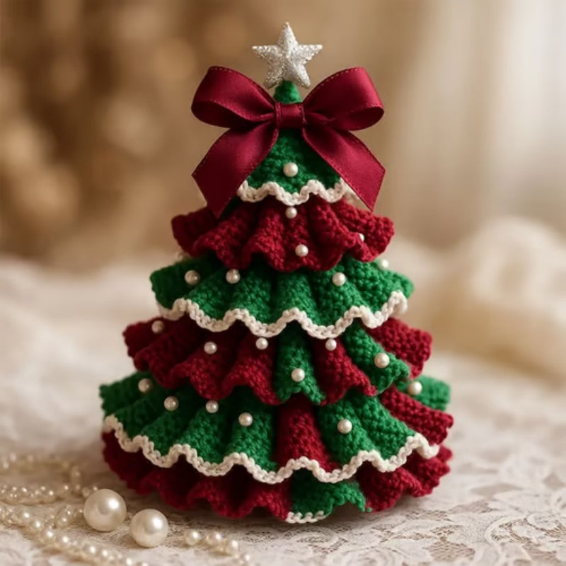 Yeouu | PearlPine – Elegant hand-crocheted Christmas trees