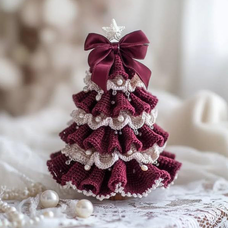 Yeouu | PearlPine – Elegant hand-crocheted Christmas trees