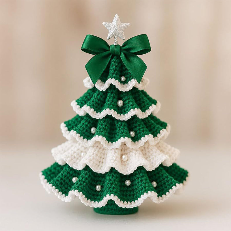 Yeouu | PearlPine – Elegant hand-crocheted Christmas trees