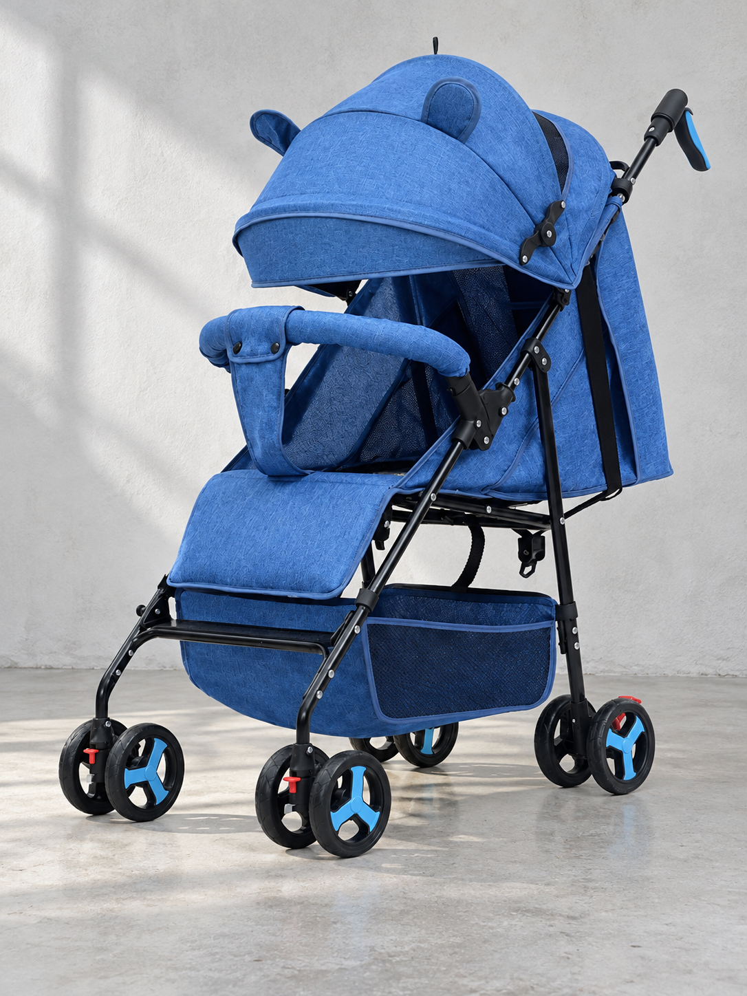 Spring Step Lightweight Folding Baby Stroller