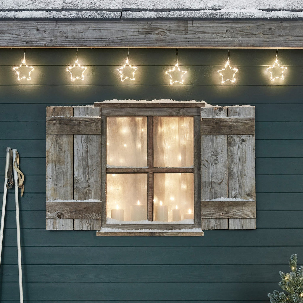 Yeouu | Christmas Decorations Star LED String Lights