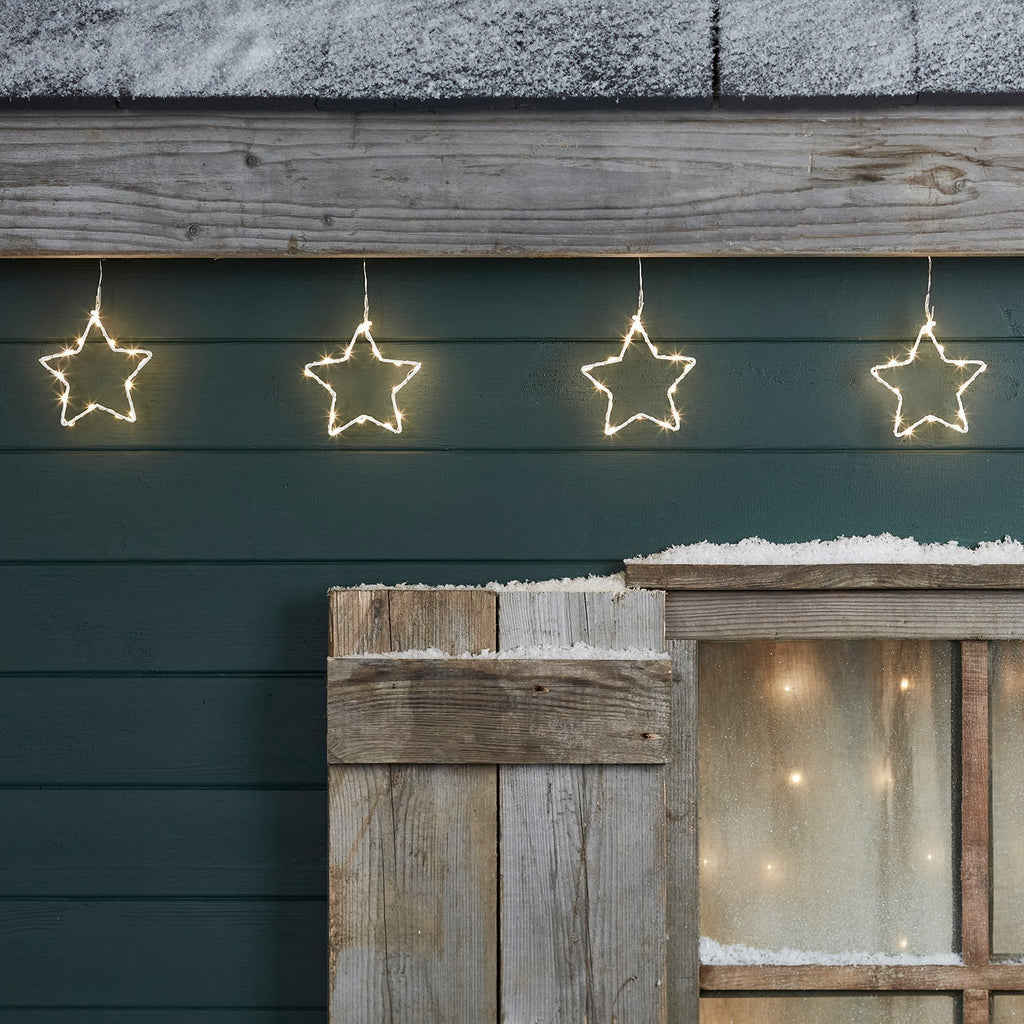 Yeouu | Christmas Decorations Star LED String Lights