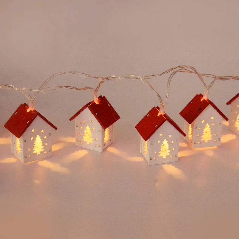 Yeouu | Wooden Christmas Houses with LED Lights - GlowHouse