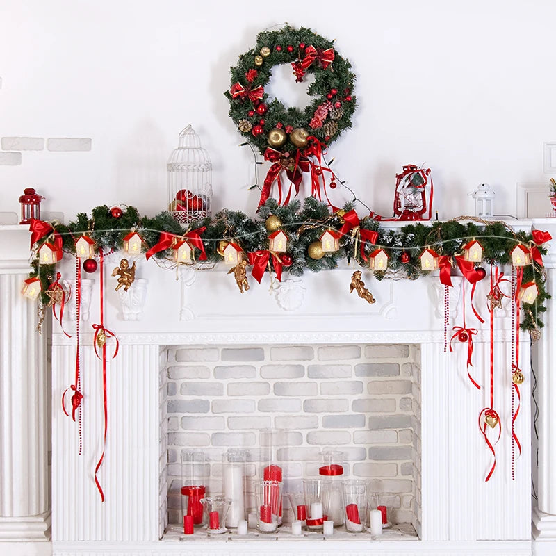 Yeouu | Wooden Christmas Houses with LED Lights - GlowHouse